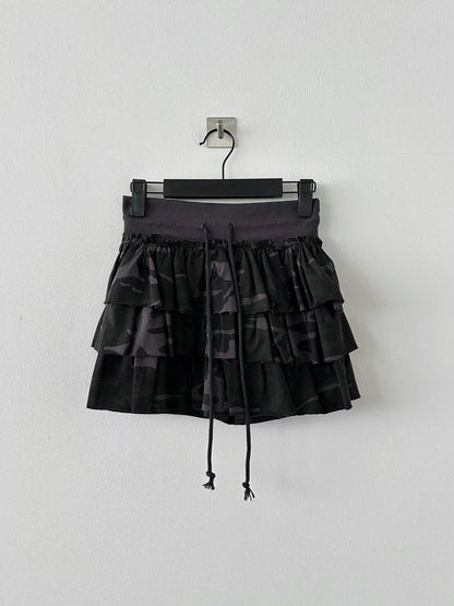 迷彩蛋糕短裙 Camouflage Cake Skirt