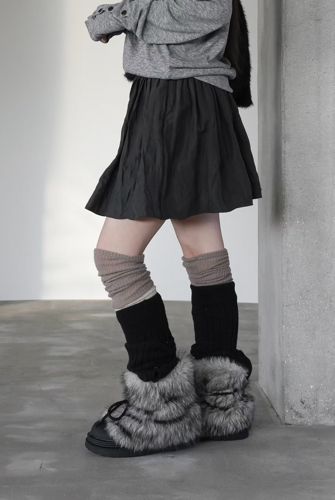 百搭皺皺短裙 Ruched Mini Skirt