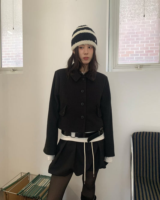 翻領西裝短外套 Short Lapel blazer