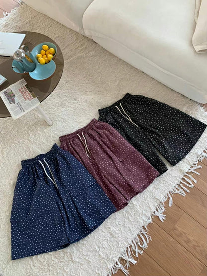 星星印花中褲 Star Print Cropped Trousers