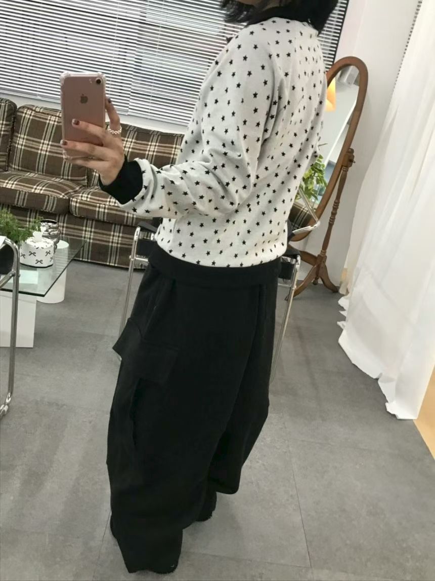 Launch Special⭐︎星星撞色插肩拉鍊外套 Star Contrast Raglan Zip-Up