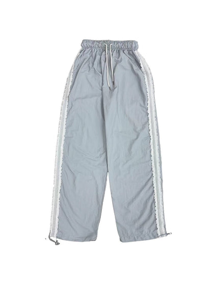 蕾絲花邊長褲 Lace Hem Trousers
