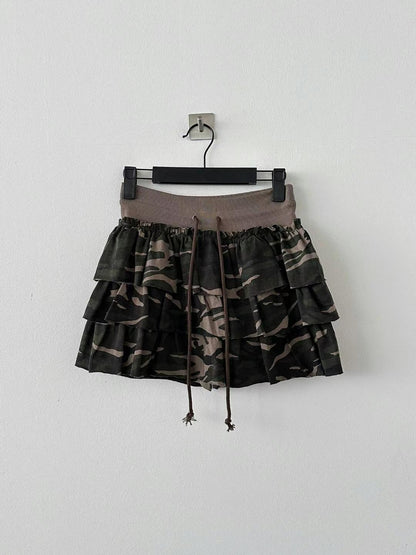 迷彩蛋糕短裙 Camouflage Cake Skirt