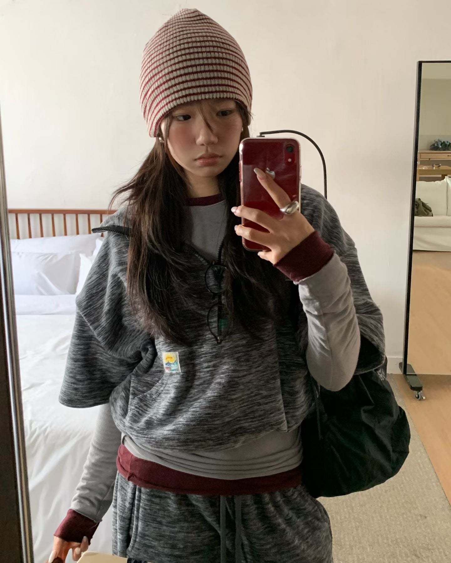 條紋針織冷帽 Striped Knit Beanie