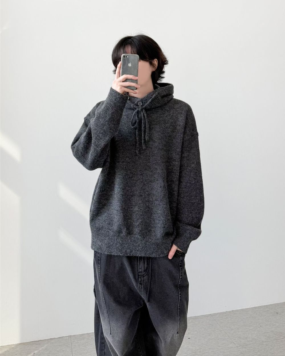 【Unisex】圓領針織毛衣 Crew Neck Knit Sweater