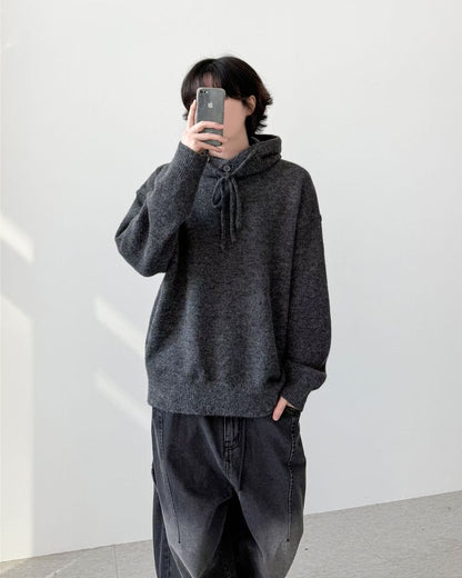 【Unisex】圓領針織毛衣 Crew Neck Knit Sweater