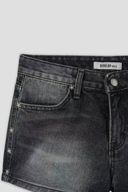 星星牛仔短褲 Star Denim Shorts