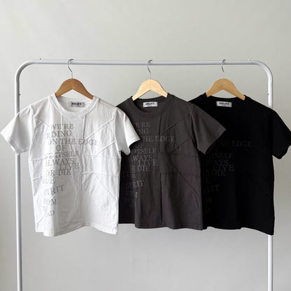 十字架字母印花短袖 Cross Lettering Short Sleeve Tee