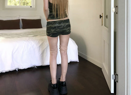 水鑽迷彩短褲 Rhinestone Camouflage Shorts