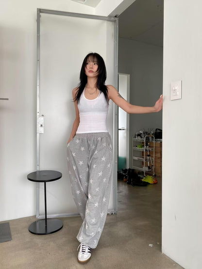 星星印花棉褲 Star Print Cotton Pants