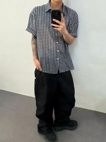 【Unisex】百搭格仔襯衫 Checkered Shirt