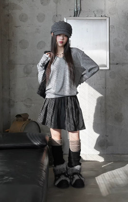 百搭皺皺短裙 Ruched Mini Skirt