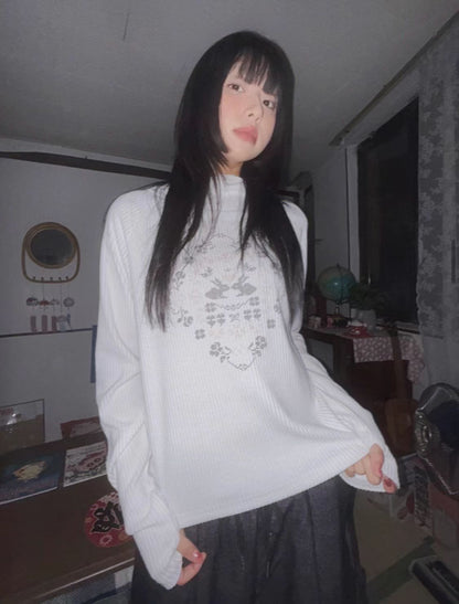 兔仔連帽長袖上衣 Bunny Hooded Long-Sleeved Top