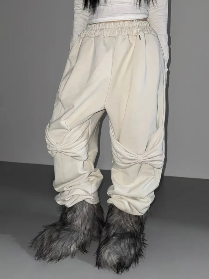 立體蝴蝶結棉褲 Bow-Knot Cotton Pants