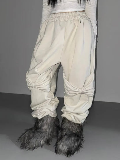 立體蝴蝶結棉褲 Bow-Knot Cotton Pants