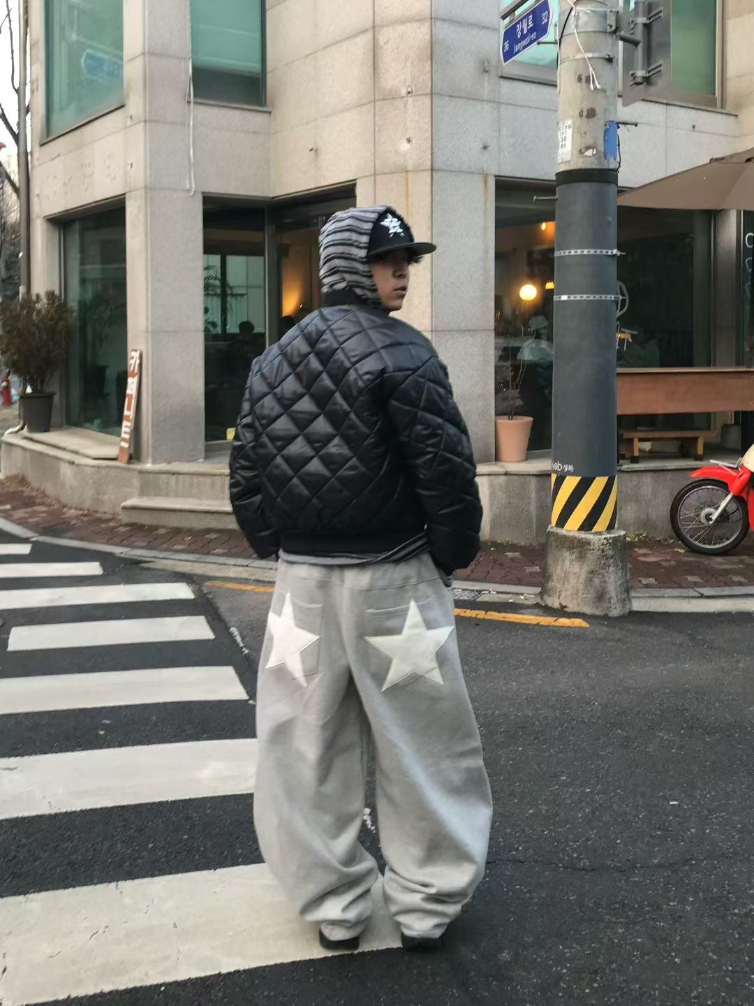 【Unisex】星星彎刀褲 Star Barrel Pants