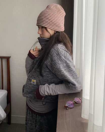 條紋針織冷帽 Striped Knit Beanie