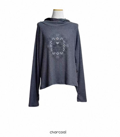 兔仔連帽長袖上衣 Bunny Hooded Long-Sleeved Top