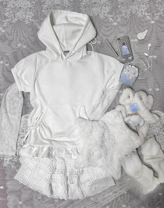 星星蕾絲透膚長袖上衣 Star Lace Sheer Long Sleeve Top