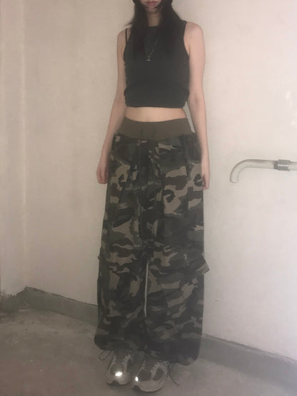 【Karina同款】迷彩長褲 Camouflage trousers