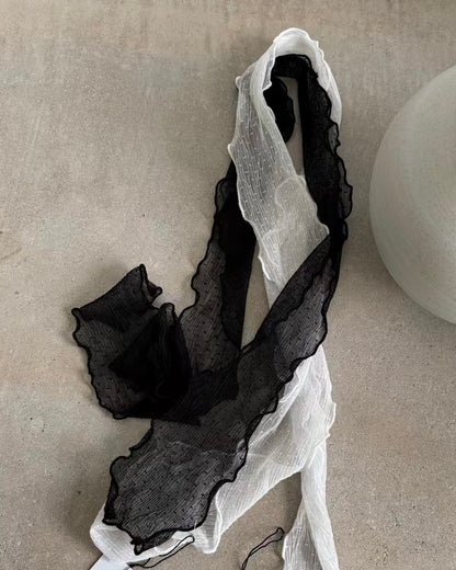 蕾絲絲巾 Lace Scarf