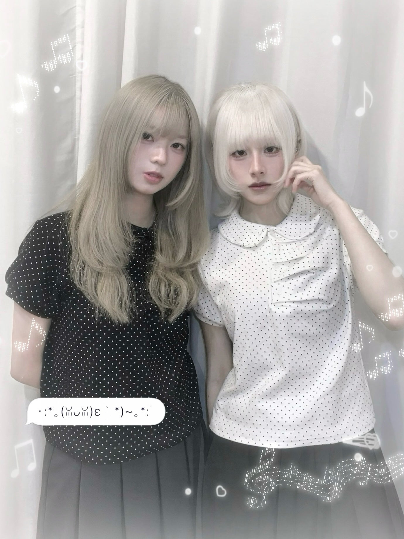 復古娃娃領波點皺摺短袖 Doll Collar Polka Dot Ruffled Short Sleeve Top