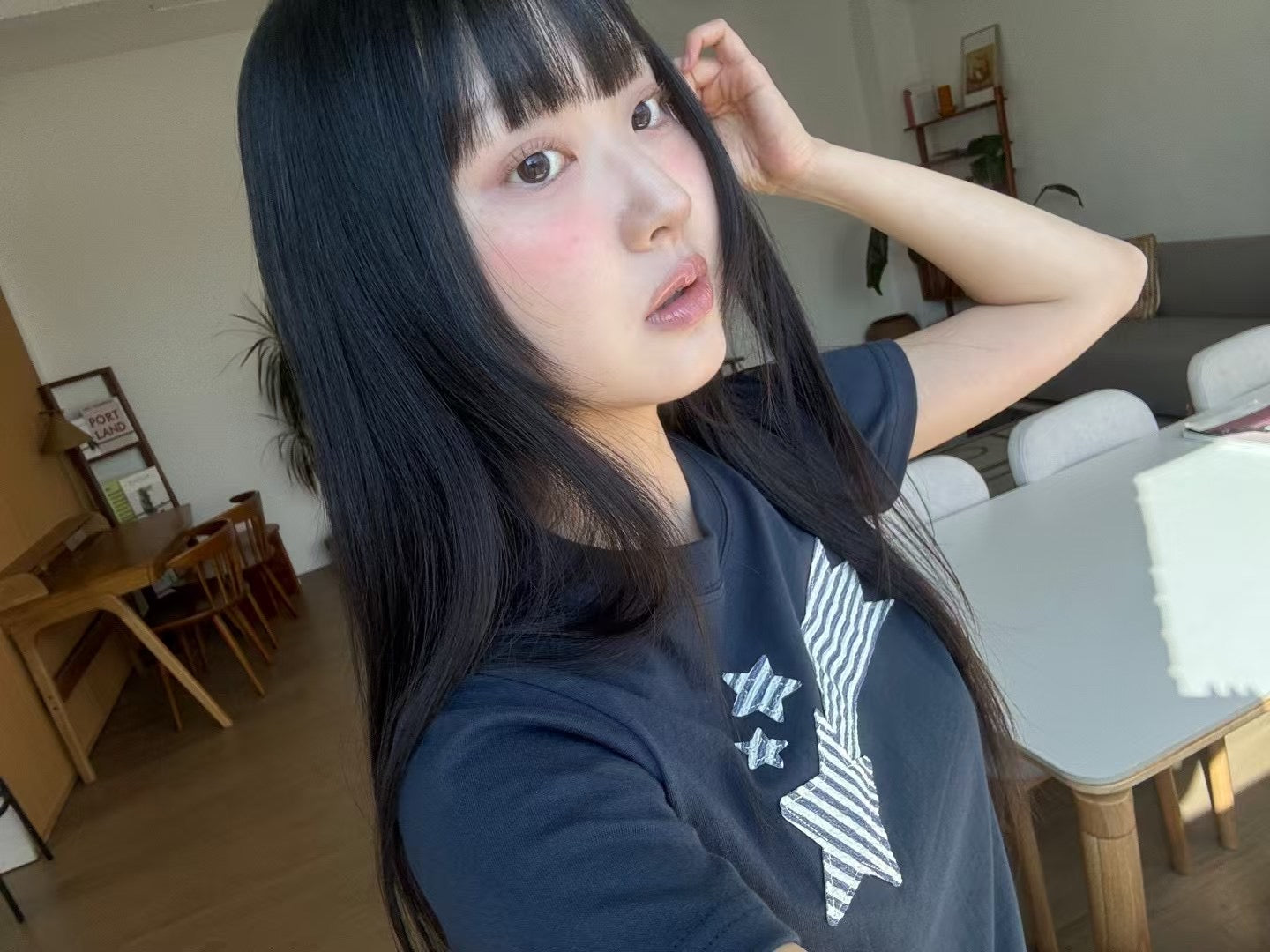 條紋星星短袖T-Shirt Striped Star Short Sleeve T-Shirt
