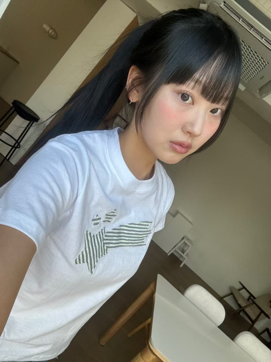 條紋星星短袖T-Shirt Striped Star Short Sleeve T-Shirt