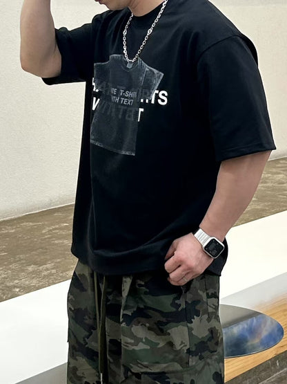 【Unisex】"I HATE T-SHIRTS WITH TEXT"短袖 "I HATE T-SHIRTS WITH TEXT" T-Shirt