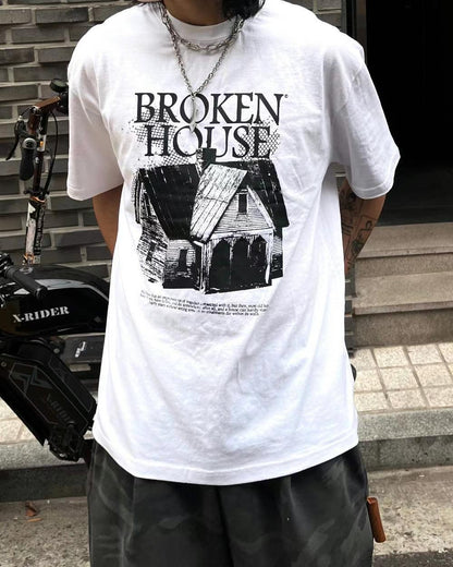 【Unisex】Broken House 短袖T-Shirt Broken House Short Sleeve T-Shirt