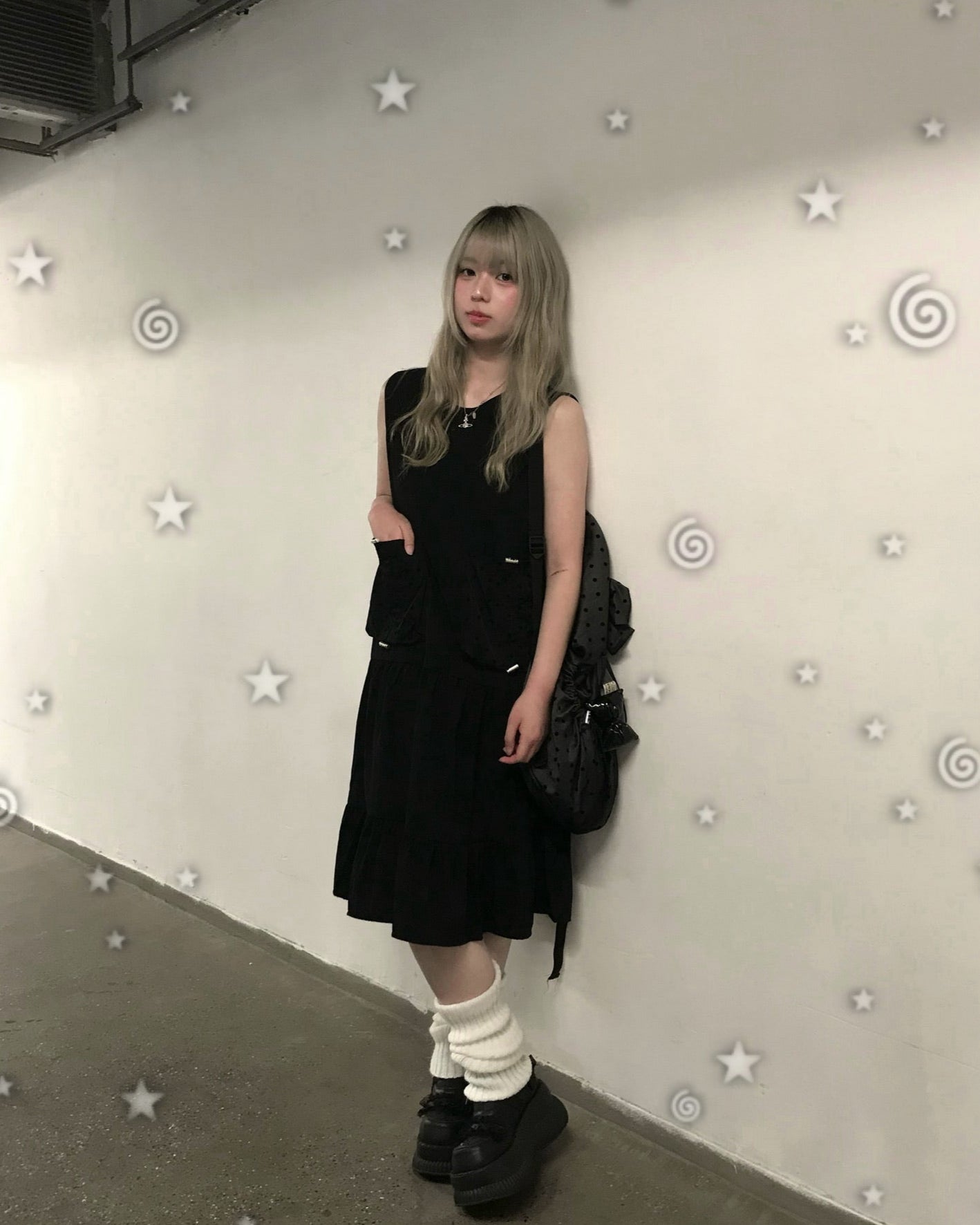 波點口袋連衣裙 Polka Dot Pocket One-Piece Dress